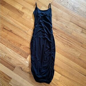 Icon Apparel black midi dress, size Large but fits like Medium